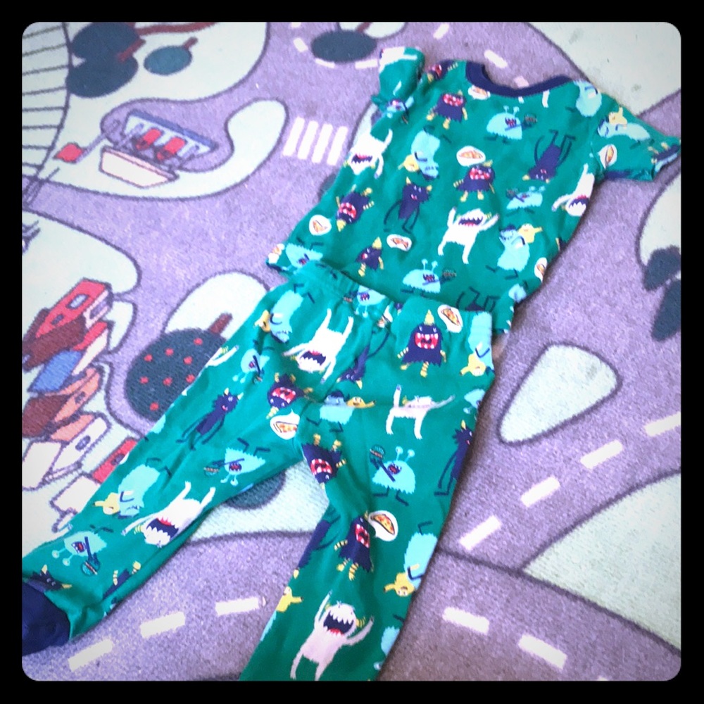 Carters monster pajamas